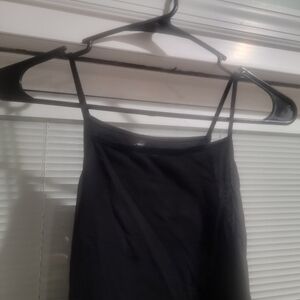 Black halter tank top